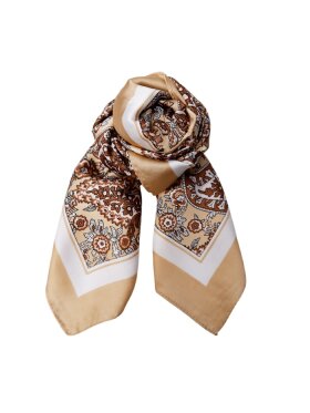 Black Colour - BCLiora Mini Scarf Camel