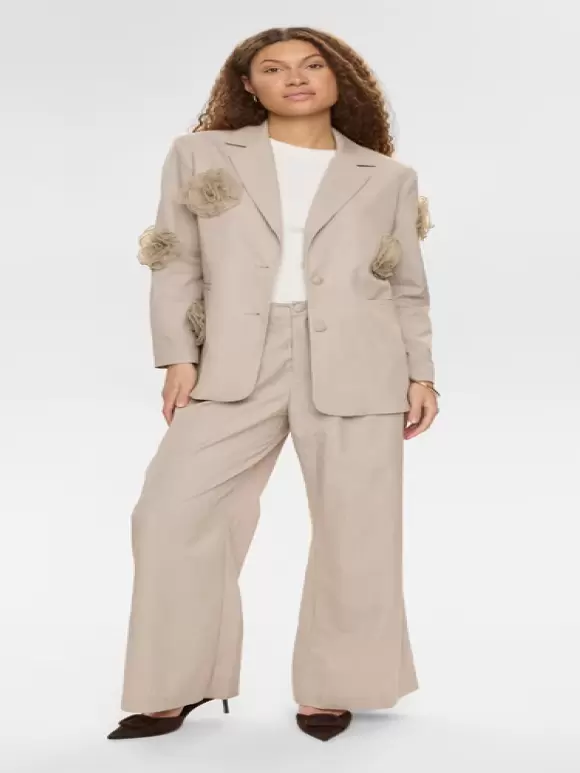 Numph - NUFloria Pants Chateau Gray