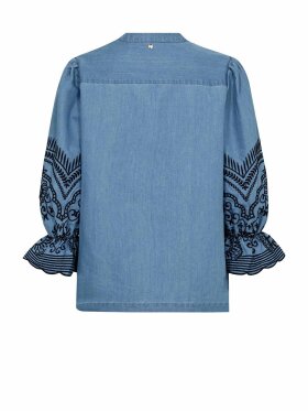 Mos Mosh - MMStomin Emb Shirt Light Blue Mos Mosh - MMStomin Emb Shirt Light Blue