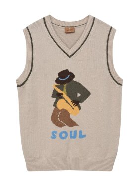 Mos Mosh Gallery - MMGJazz Intarsia Knit Vest