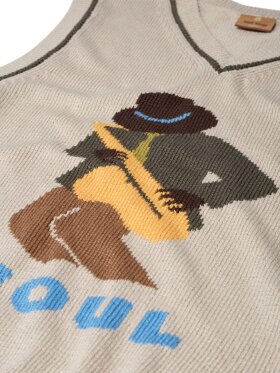 Mos Mosh Gallery - MMGJazz Intarsia Knit Vest