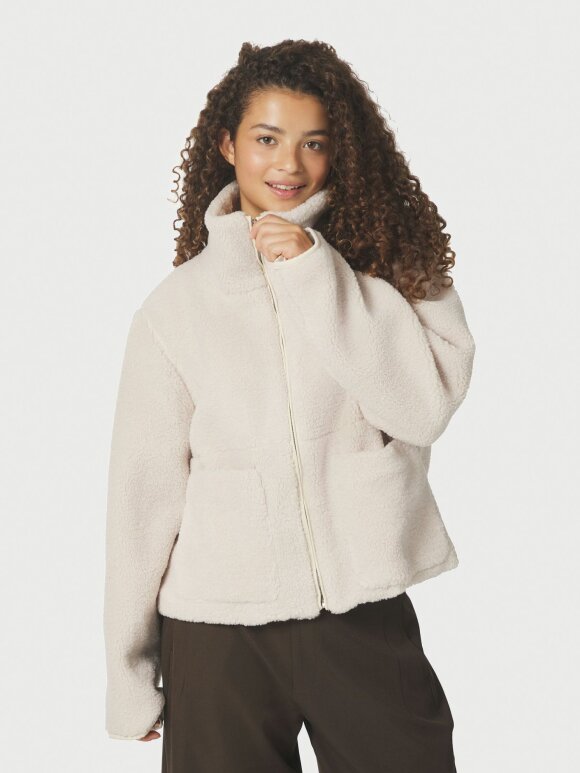 Neo Noir - Effa Teddy Jacket Ivory