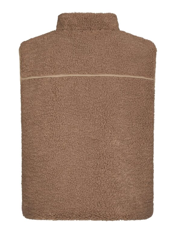 Neo Noir - Scout Teddy Waistcoat taupe