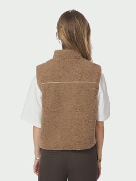 Neo Noir - Scout Teddy Waistcoat taupe
