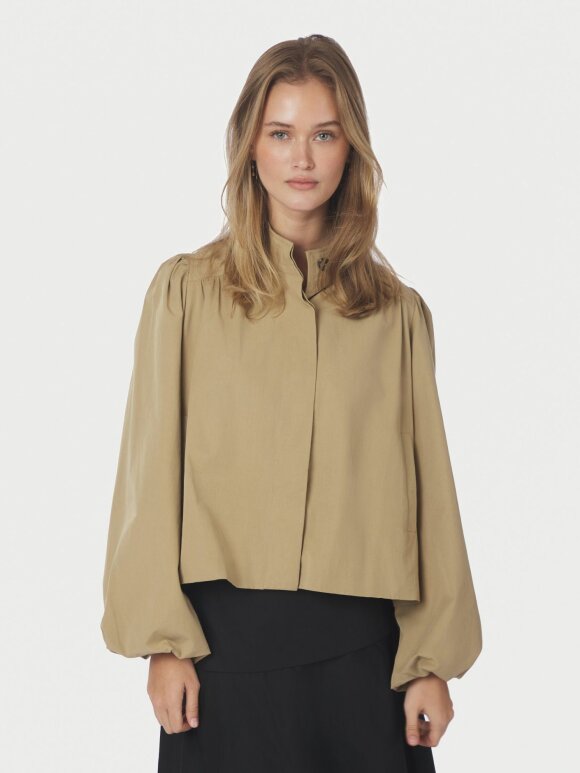 Neo Noir - Tirsa Twill Jacket Sand