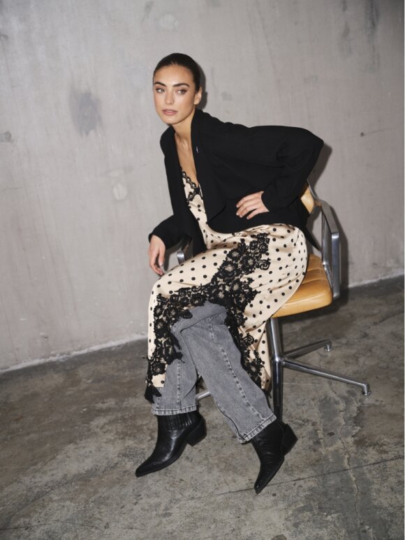 Gossia - DahliaGO Mi Dress Latte black