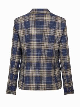 Mos Mosh - MMBlake Chec Blazer Crown Blue Mos Mosh - MMBlake Chec Blazer Crown Blue
