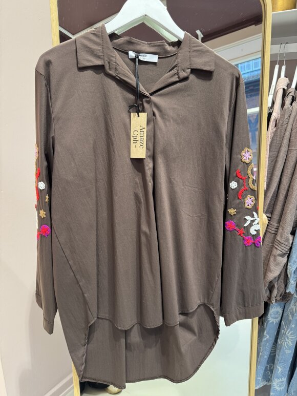 Amaze Cph - Leonora Skjorte Brown