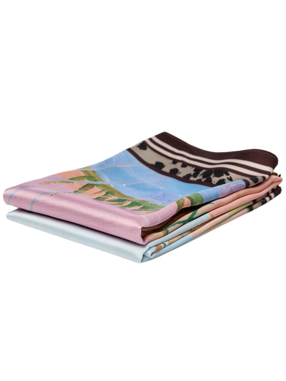 Numph - NUKayla Satin Scarf Airy Blue