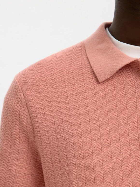 Selected - SLHCRAN KNIT STRUCTURE POLO