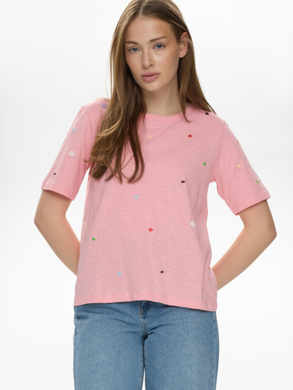 Numph - NUDelora T-shirt GOTS Peony