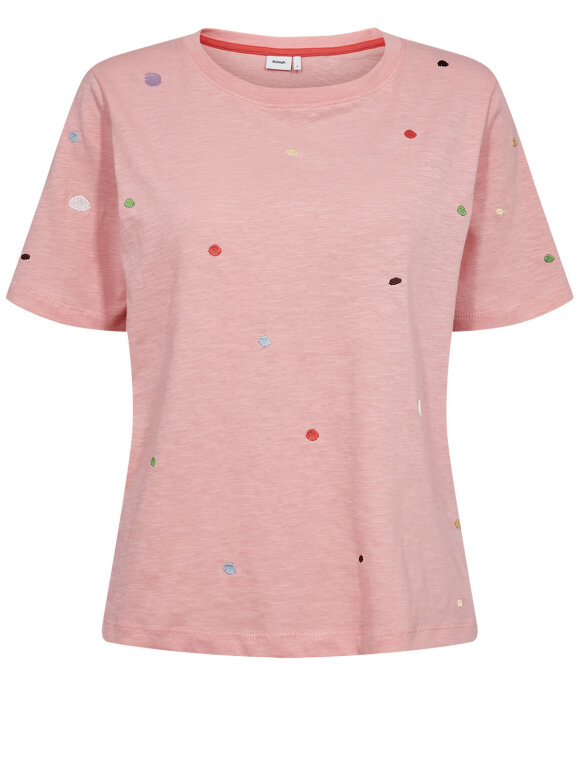 Numph - NUDelora T-shirt GOTS Peony