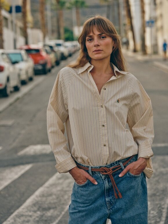 HEYANNO - MMHMaster Stripe shirt iced