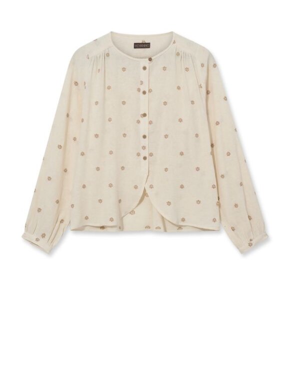 HEYANNO - MMHVibrant Maze Blouse Ecru