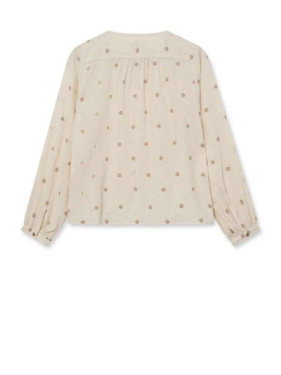 HEYANNO - MMHVibrant Maze Blouse Ecru