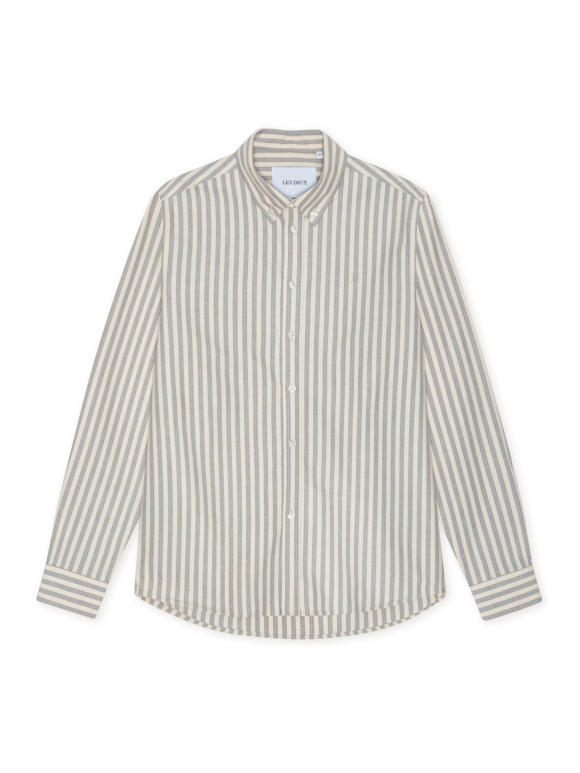 Les Deux - Konrad Stripe Oxford Shirt LDM