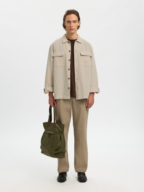 Selected - SLHLeroy Linen Blend Overshirt