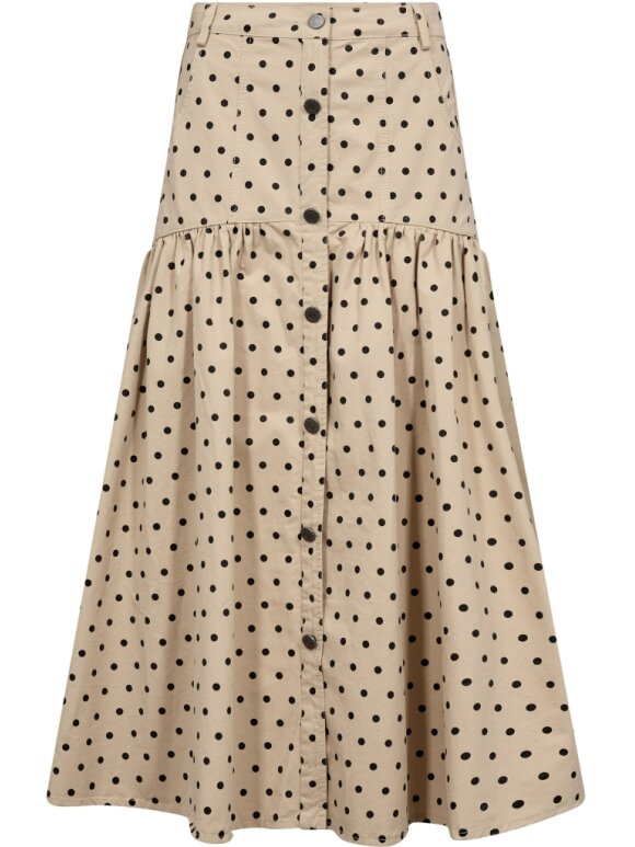 Gossia - SiljasGO Skirt Sand Black Dots