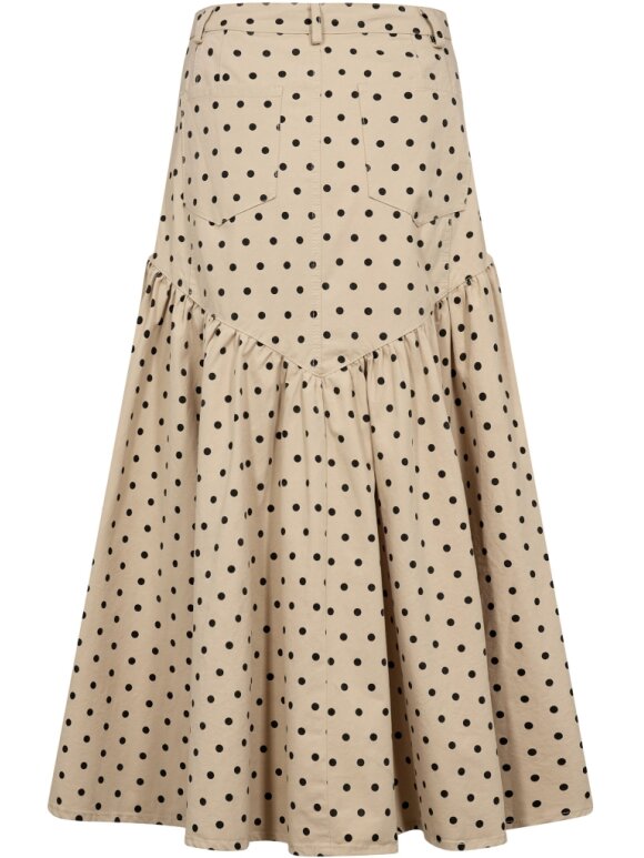 Gossia - SiljasGO Skirt Sand Black Dots