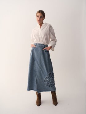 Gossia - NukaGO Dia Skirt Denim blue