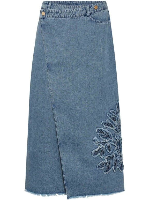 Gossia - NukaGO Dia Skirt Denim blue