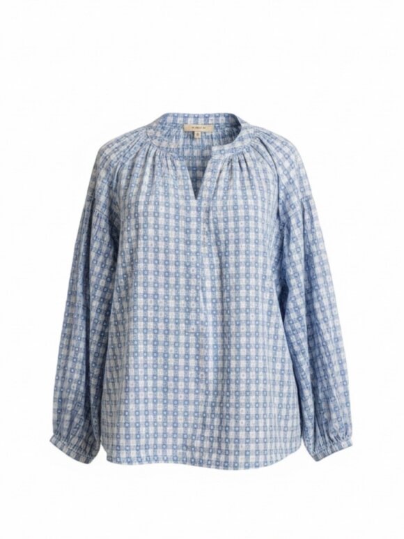 Lecoco - Bella Blouse Smooth Blue