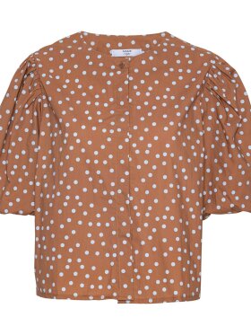 Amaze Cph - Kathrine Skjorte Brown Amaze Cph - Kathrine Skjorte Brown