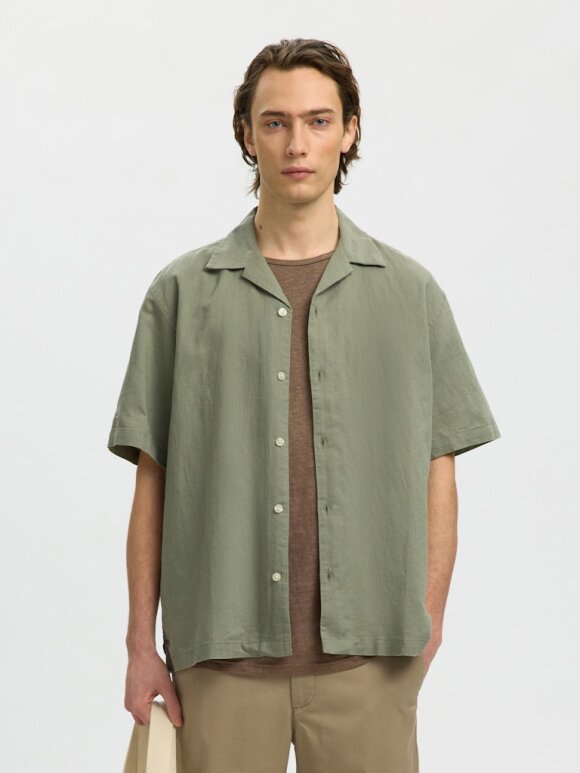 Selected - SLHRLXCLAY LINENBLEND SHIRT