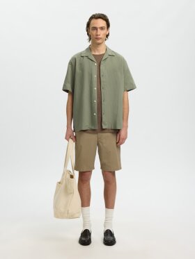 Selected - SLHRLXCLAY LINENBLEND SHIRT