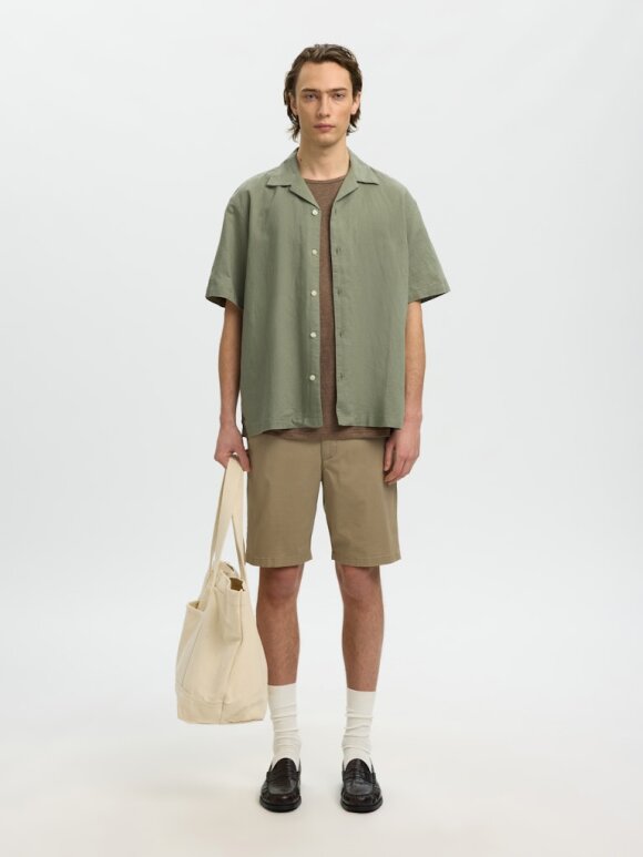 Selected - SLHRLXCLAY LINENBLEND SHIRT