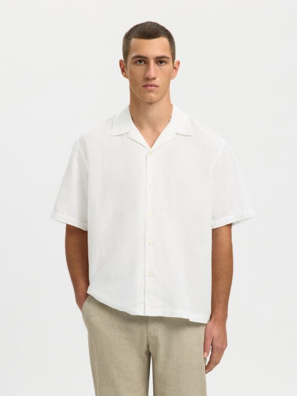 Selected - SLHRLXCLAY LINENBLEND SHIRT