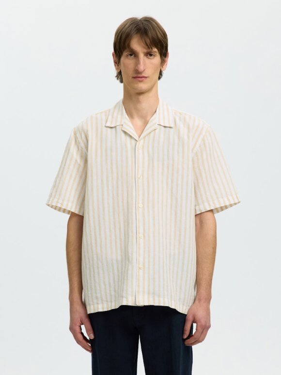 Selected - SLHRLXCLAY LINENBLEND SHIRT