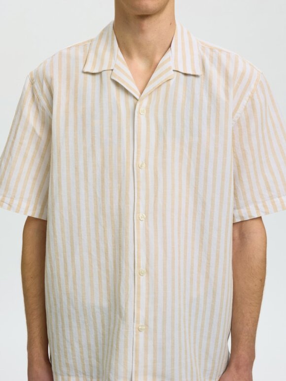 Selected - SLHRLXCLAY LINENBLEND SHIRT