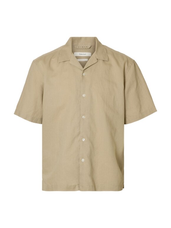 Selected - SLHRLXCLAY LINENBLEND SHIRT