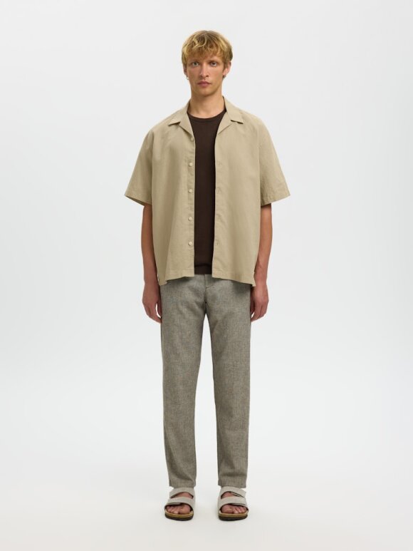 Selected - SLHRLXCLAY LINENBLEND SHIRT