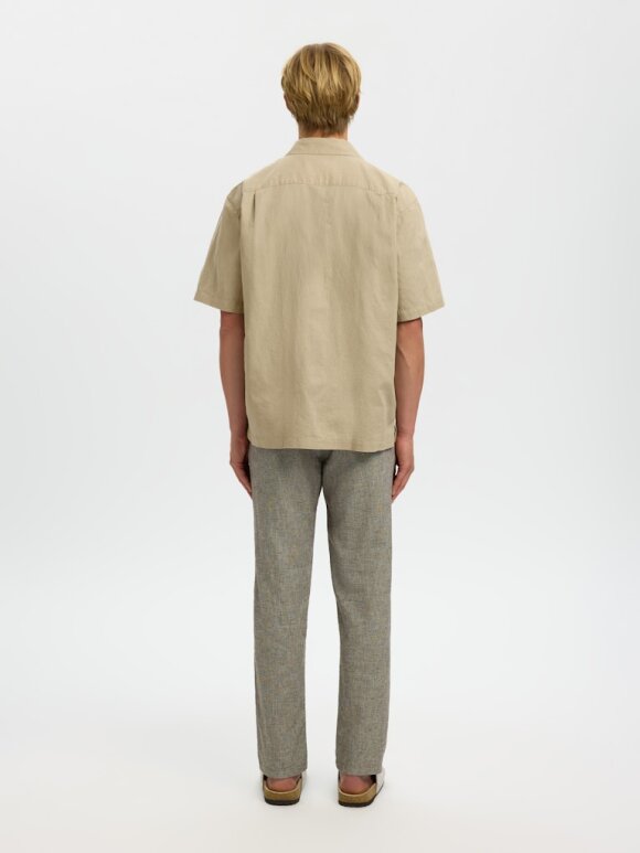 Selected - SLHRLXCLAY LINENBLEND SHIRT