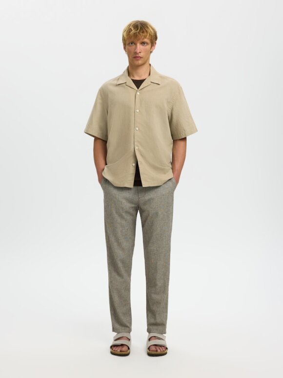 Selected - SLHRLXCLAY LINENBLEND SHIRT