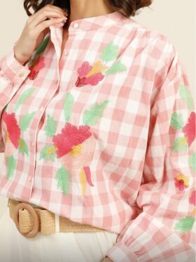 Qnuz - Boheme Checkered shirt Rosa Qnuz - Boheme Checkered shirt Rosa