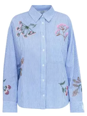 Love & Divine - Love1555 Shirts Blue Stripe