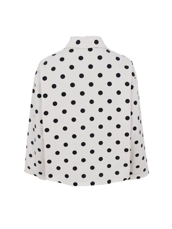 Black Colour - BCEllie Shirt Jacket White Dot