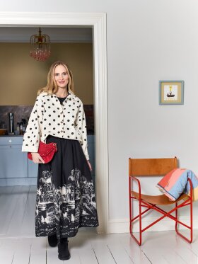 Black Colour - BCEllie Shirt Jacket White Dot Black Colour - BCEllie Shirt Jacket White Dot