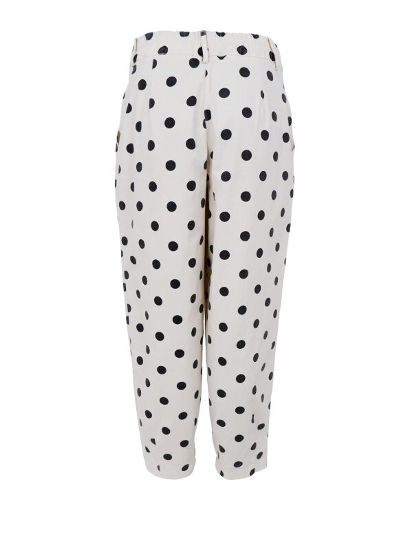Black Colour - BCEllie Barrel Pant White Dot