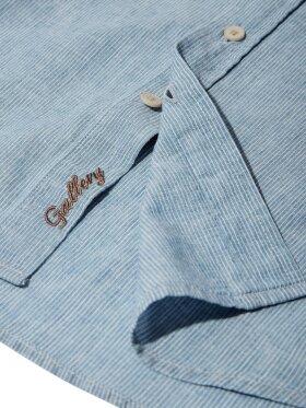 Mos Mosh Gallery - MMGTheo Linen Stripe Shirt