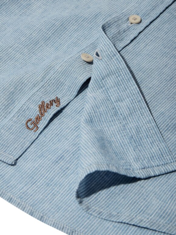 Mos Mosh Gallery - MMGTheo Linen Stripe Shirt