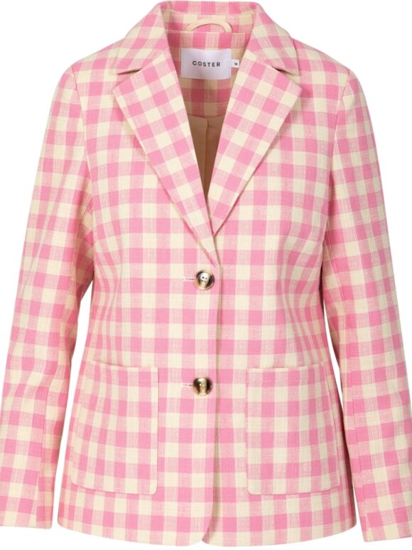Coster Copenhagen - Chreckred Blazer pink/ white