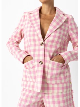Coster Copenhagen - Chreckred Blazer pink/ white