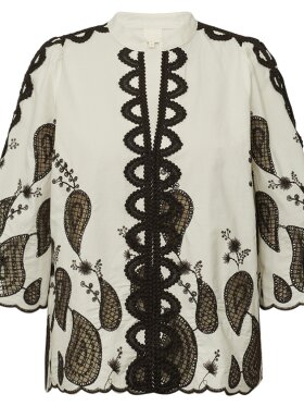 Gossia - MiraaGO Blouse Creme Brown