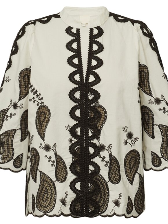 Gossia - MiraaGO Blouse Creme Brown