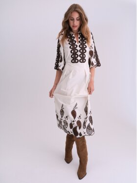 Gossia - SafinaGO Dress Creme Brown