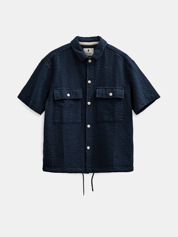 Anerkjendt - AKOTTO SEERSUCKER SS OVERSHIRT